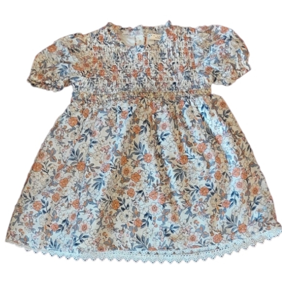 NWT Max Studio Baby Knit Cardigan, Dress, Beret, And Slippers Set ~sz 6-9M - Picture 2 of 10